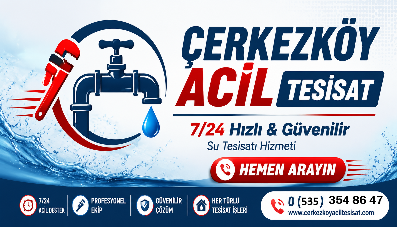 Çerkezköy acil tesisat